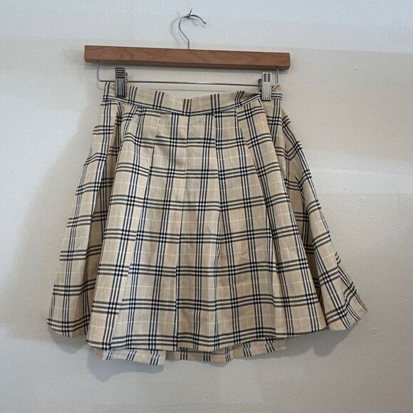 Princess Polly Plaid Skirt Mini Cream School Girl Size 6 - Picture 5 of 5
